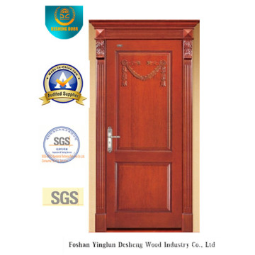 Simplestyle деревянной двери с упрощенной карвинг (ДС-6007)